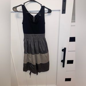 Women’s Black & Grey Dress - Size S